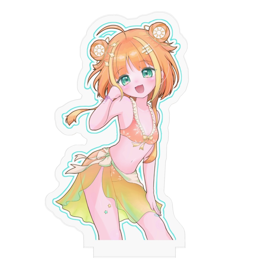 【ユニプロ 二次創作作品】天晴ほかる -アクリルフィギュア(水着)-