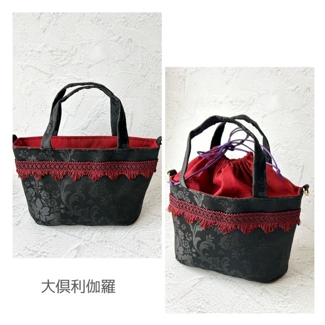 巾着トートバッグ