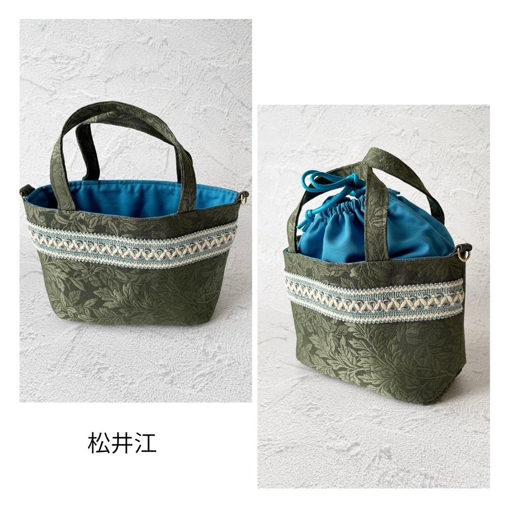 巾着トートバッグ