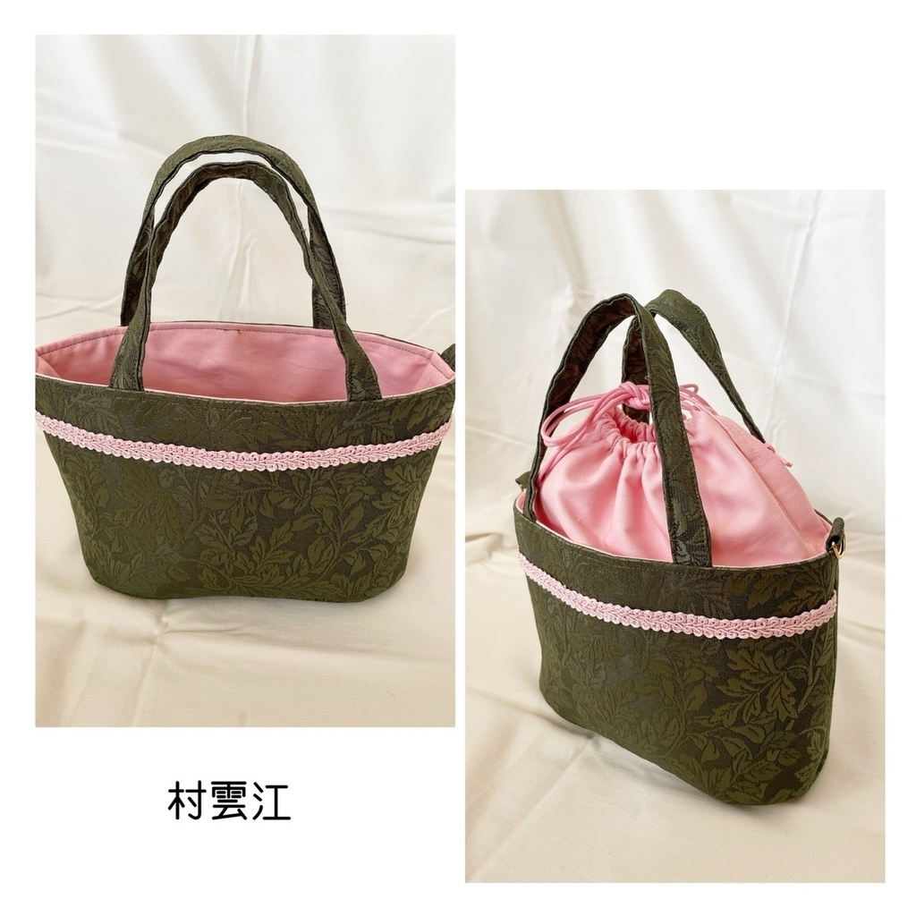 巾着トートバッグ