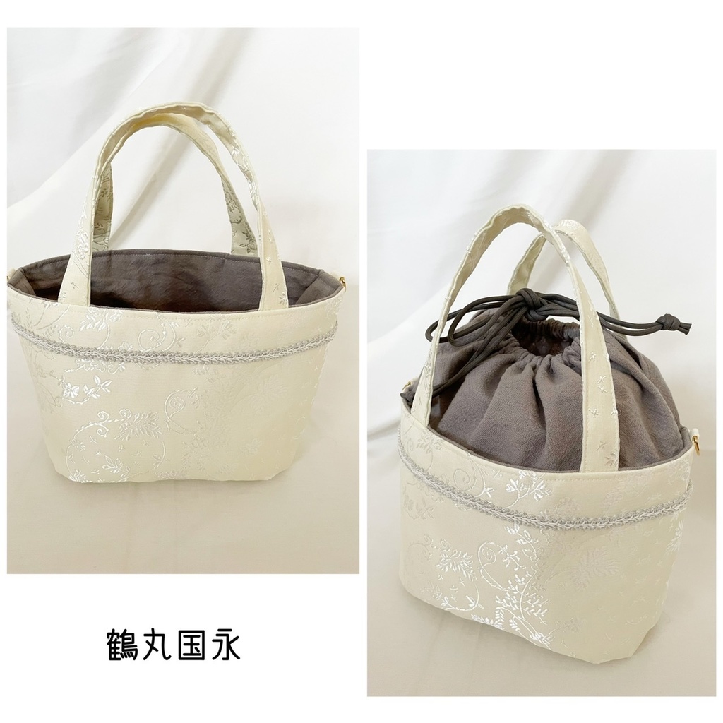 巾着トートバッグ