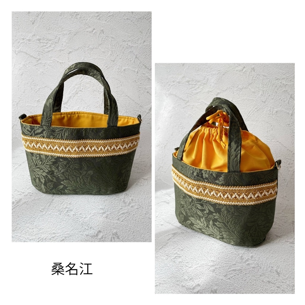 巾着トートバッグ