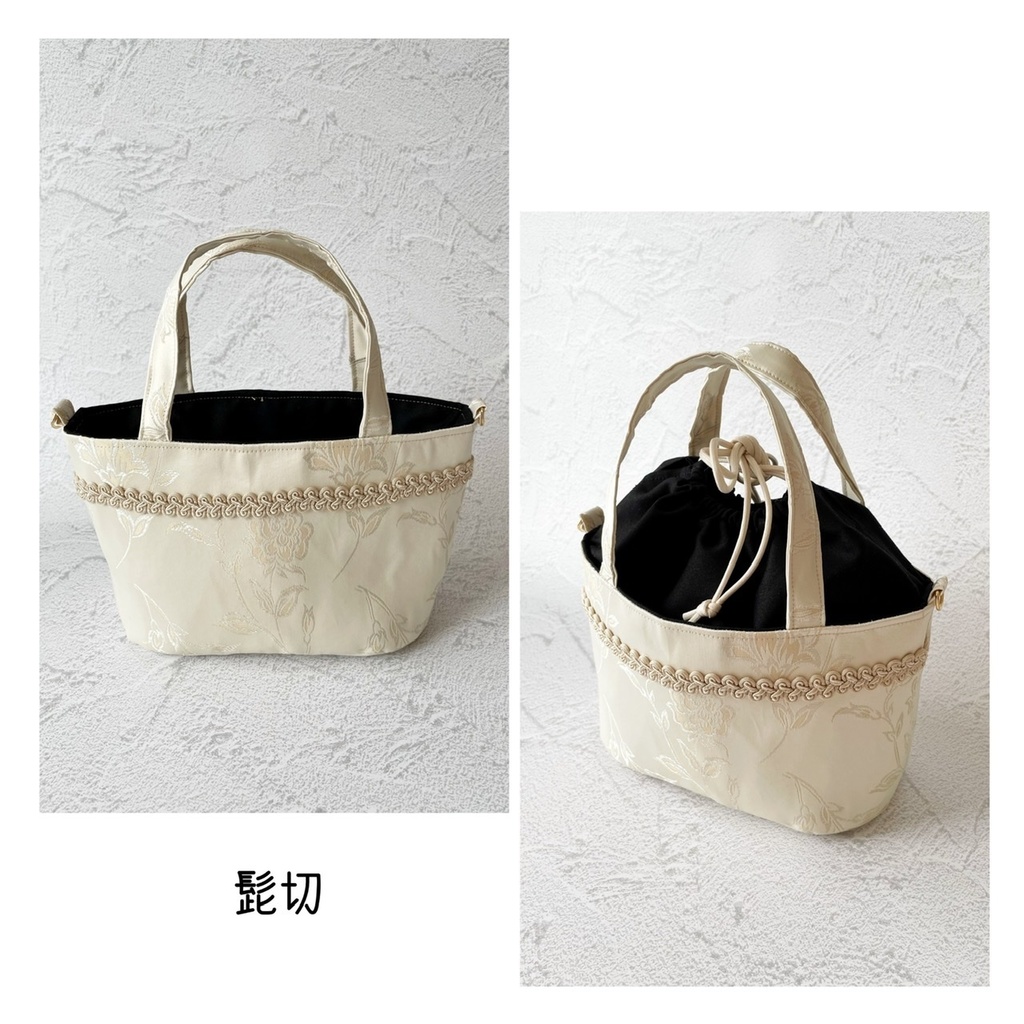 巾着トートバッグ
