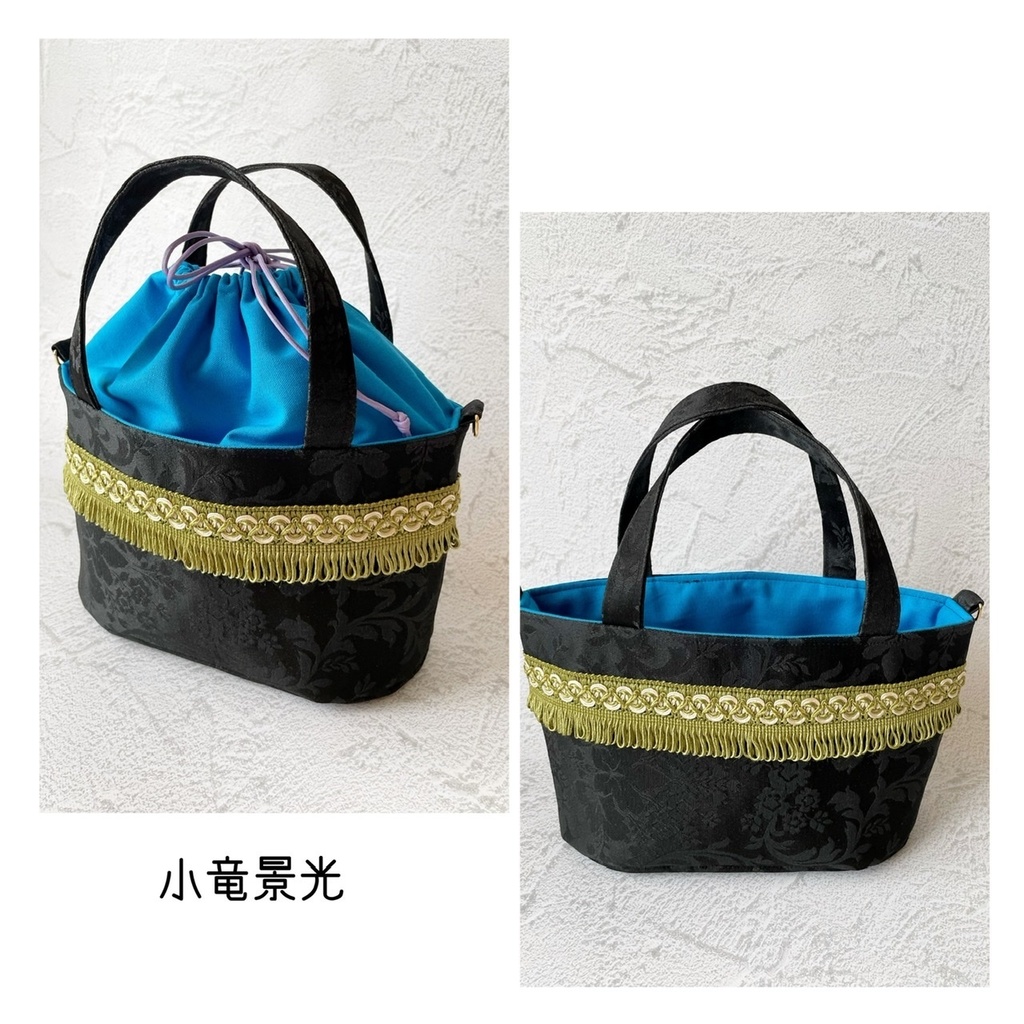 巾着トートバッグ