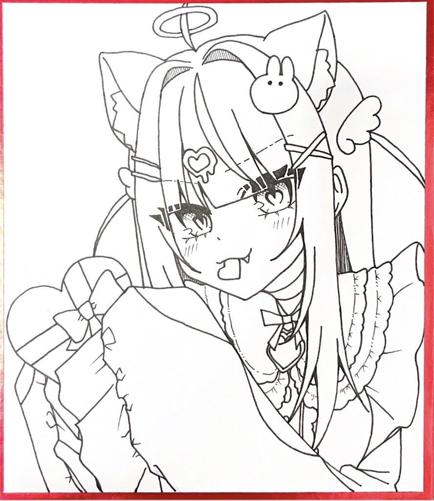 VALENTINE色紙〜シアン〜