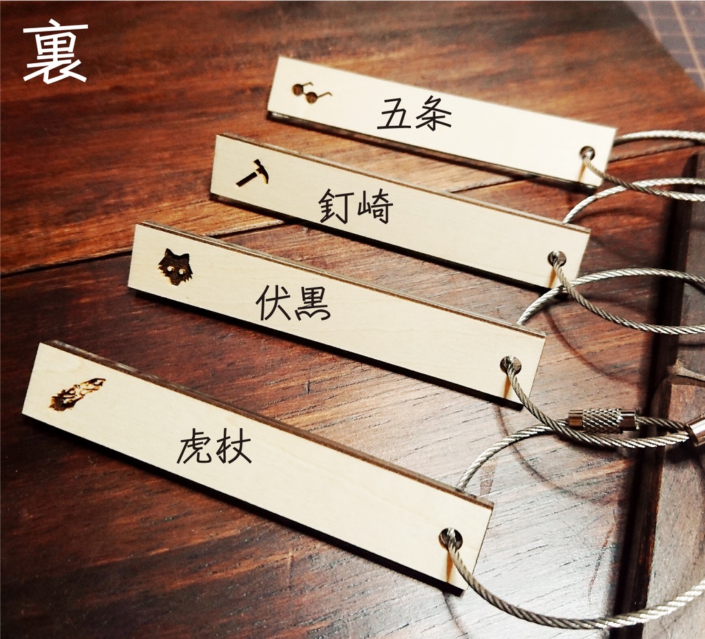 〚呪術廻戦〛ホテルキー風アクリルキーホルダー