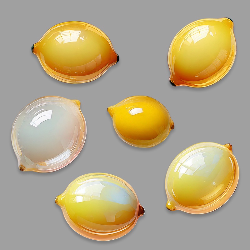 【透過PNG】レモン&葉っぱ25点