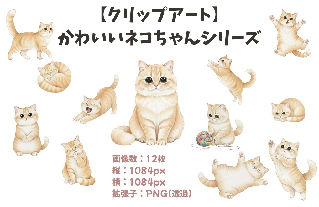ネコちゃんイラスト
