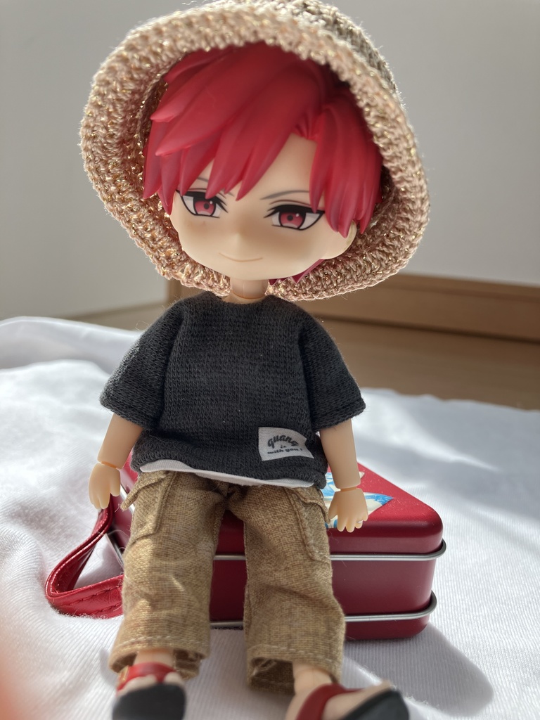 【展示品】1/12サイズドール用ニットバケットハット