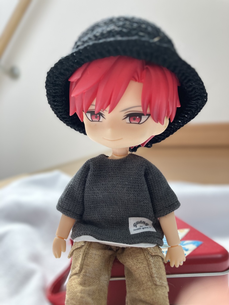 【展示品】1/12サイズドール用ニットバケットハット