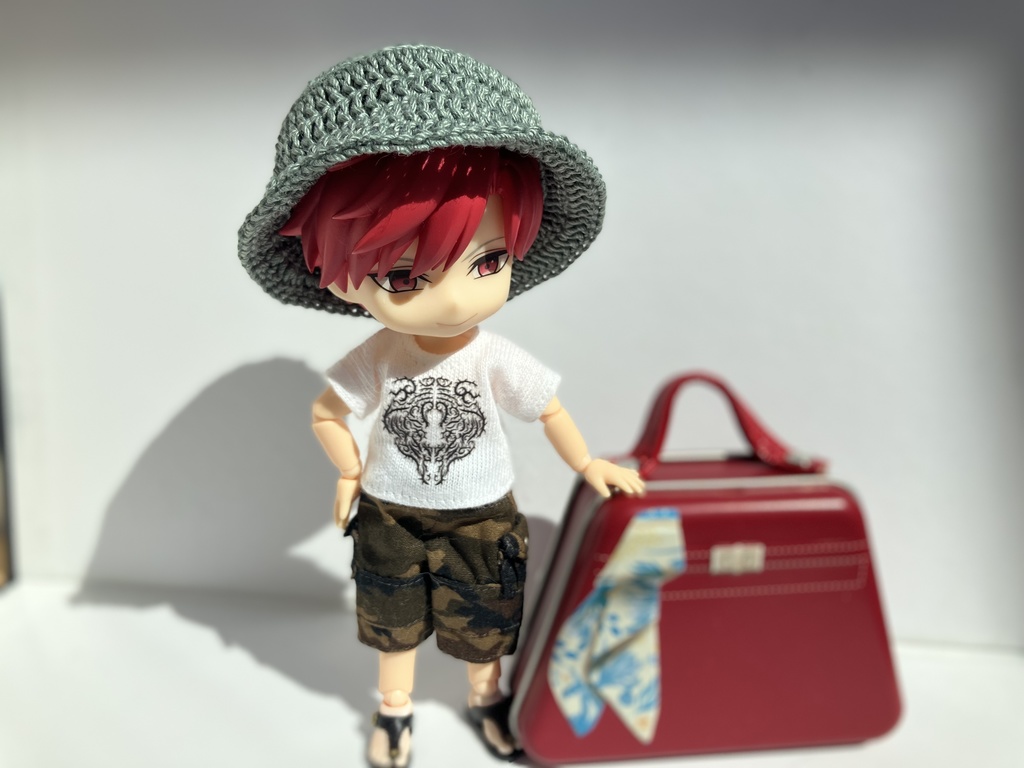 【展示品】1/12ドールサイズ ニットバケットハット