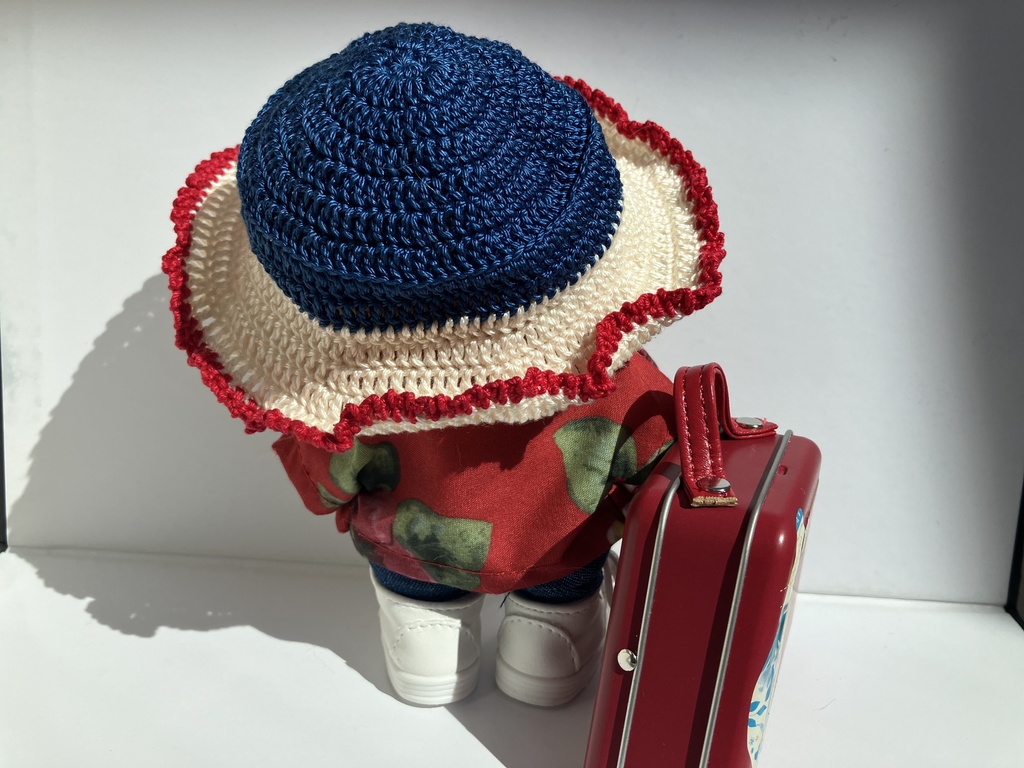 【展示】ぬいぐるみサイズニットバケットハット