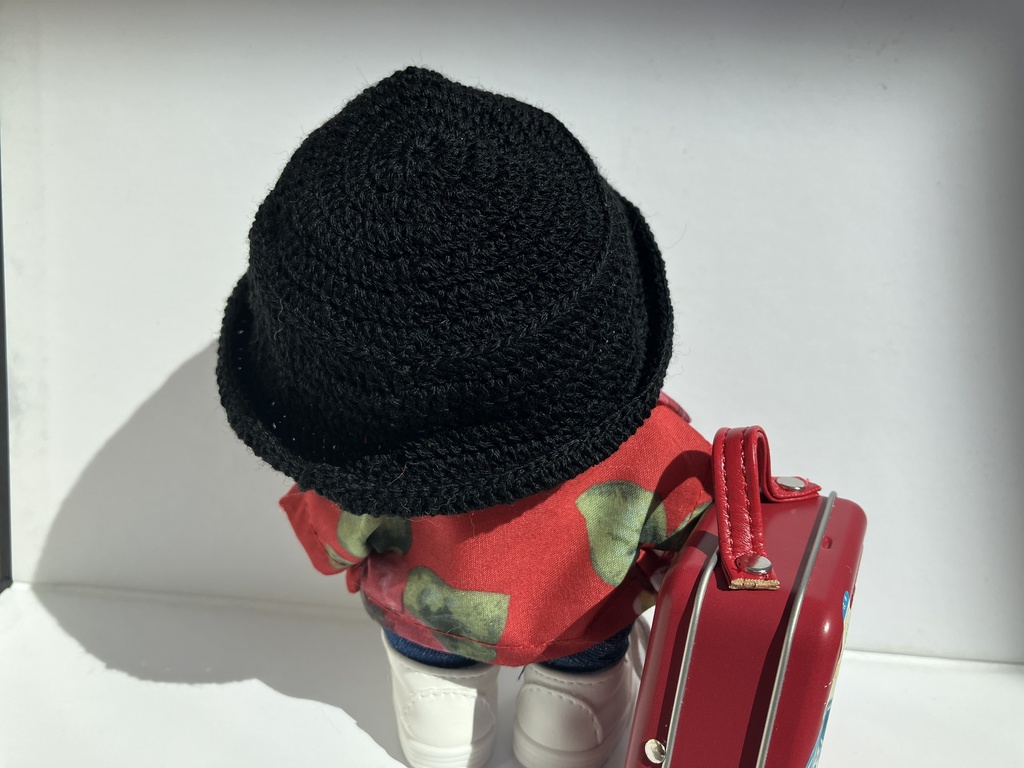 【展示】ぬいぐるみサイズニットバケットハット