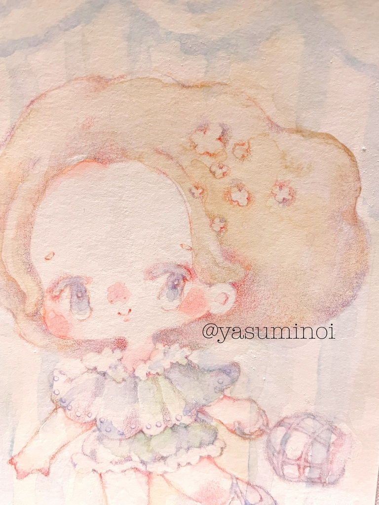 ドローイング『空っぽのかご』