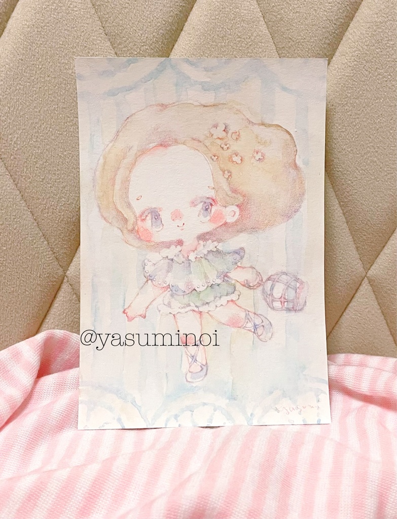 ドローイング『空っぽのかご』