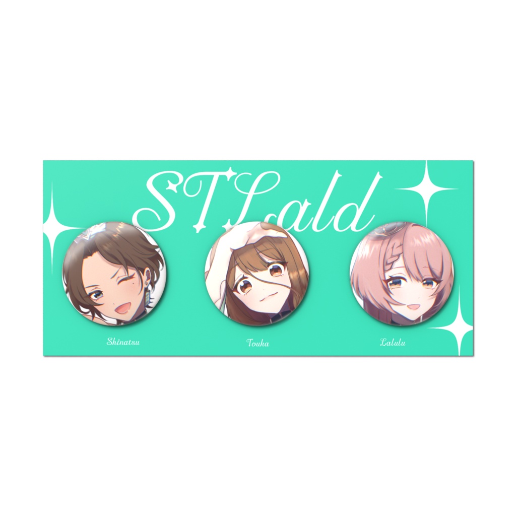 STLald👑KV缶バッジセット