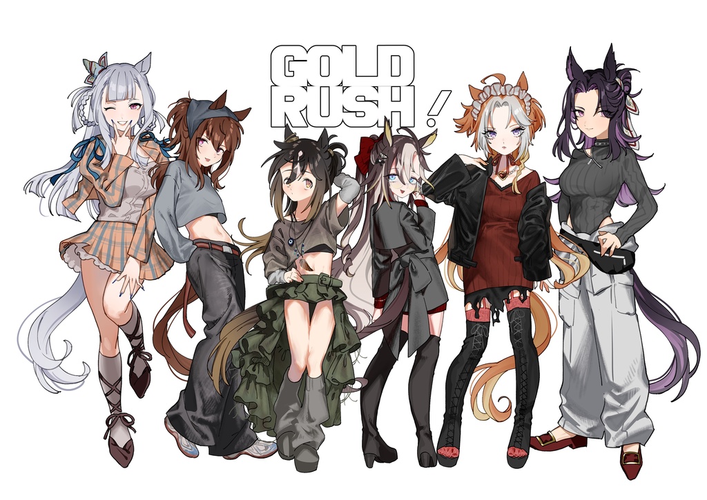 【スパコミ33】黄金一族イラスト集/GOLD RUSH