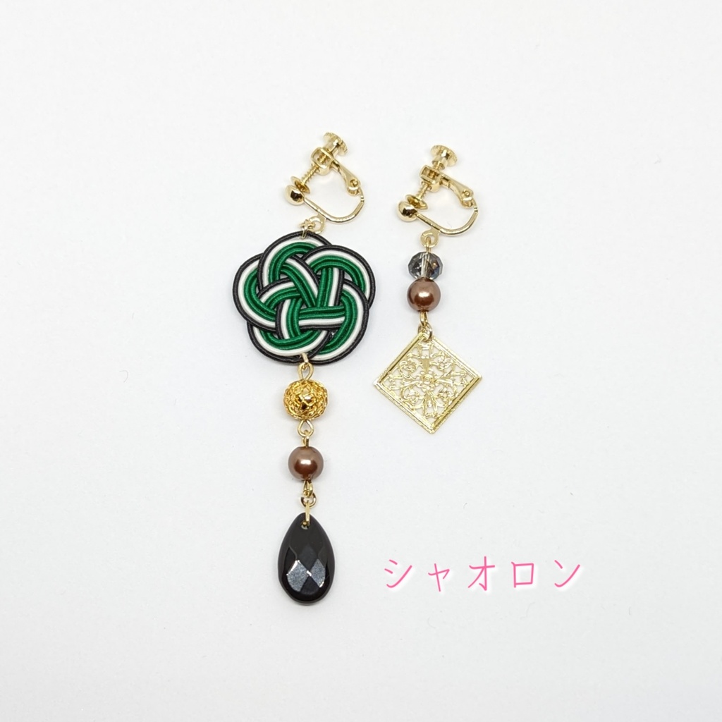 上海ドロップイヤリング