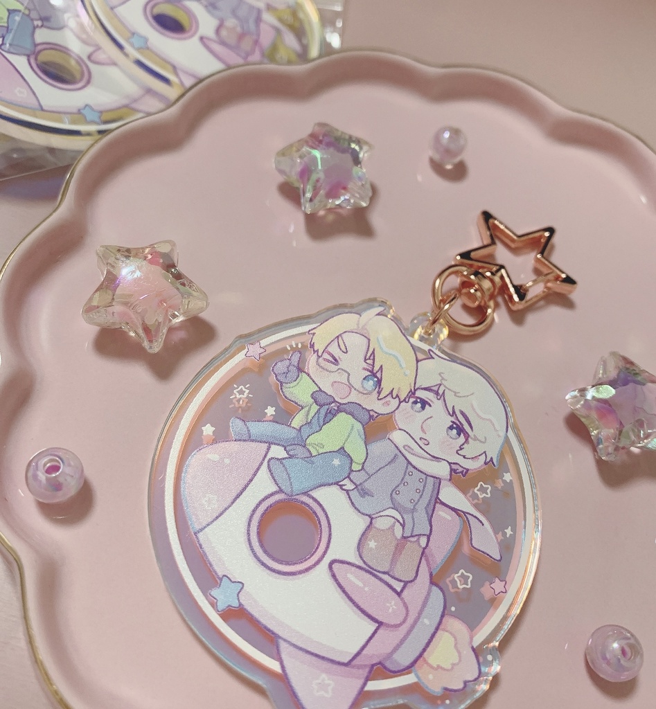 はるまちオーロラアクリルキーホルダー