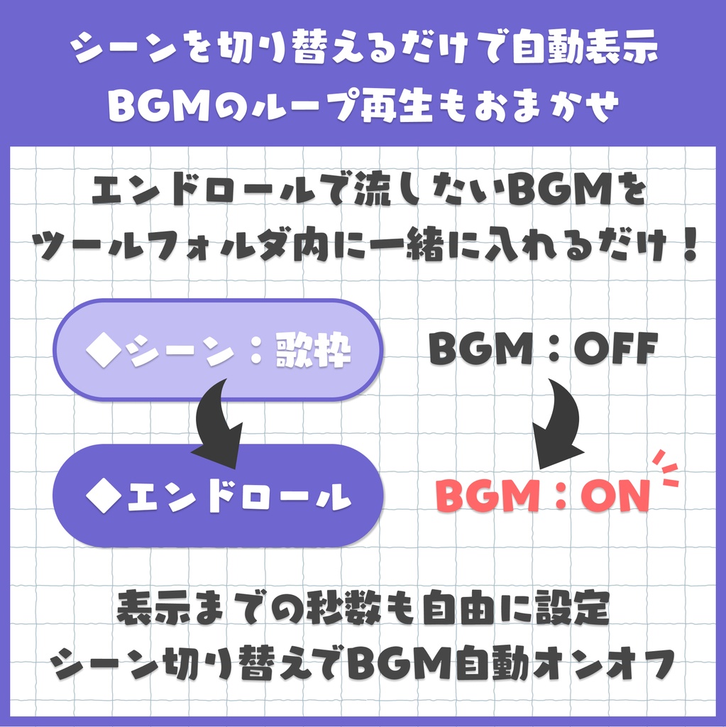 【わんコメ連携】コメントしてくれたみんなの名前が流れるエンドロールサンクスカード