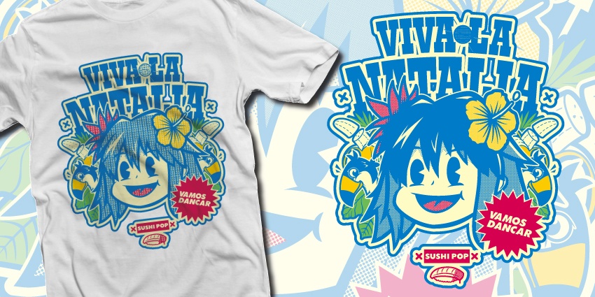 VIVA LA NATALIA Tシャツ(ナターリア)受注生産分