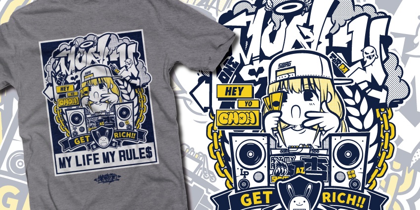 My Life My Rule Tシャツ 双葉杏 受注生産分 Hi Booth