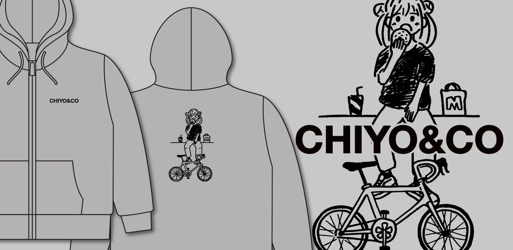 Chiyo Co Zipパーカー Hi Booth