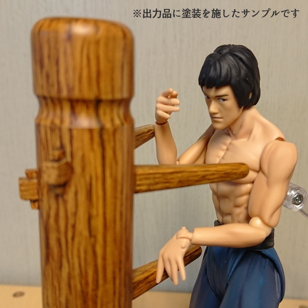 【STLデータ】1/10 木人椿(もくじんとう)