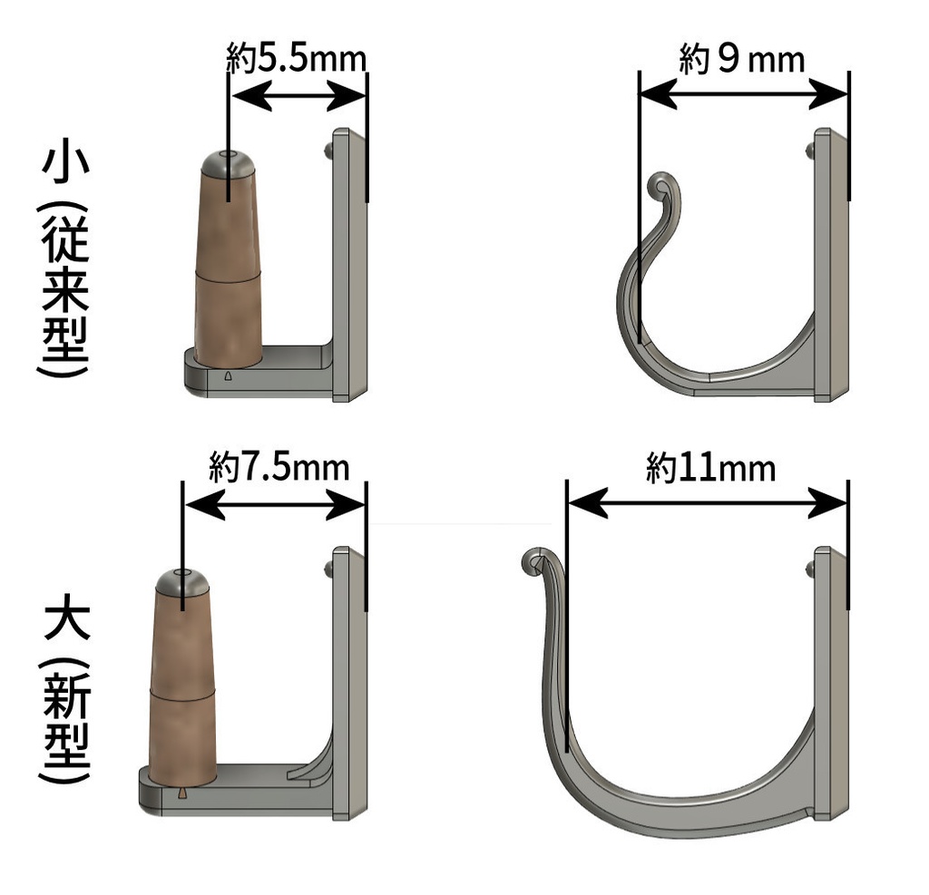 【過去の購入者様向け】盾用 新型持ち手