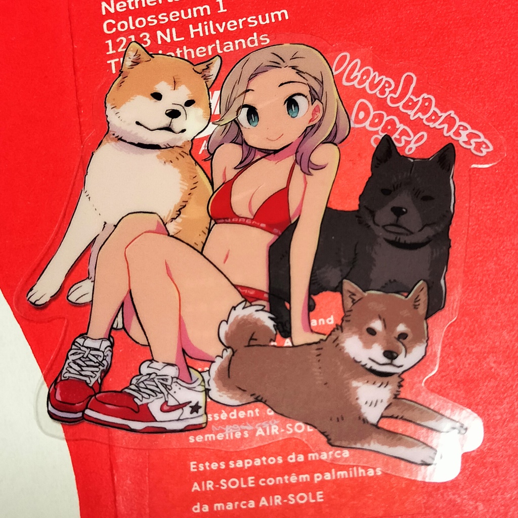 犬好き_sticker（クリア素材）