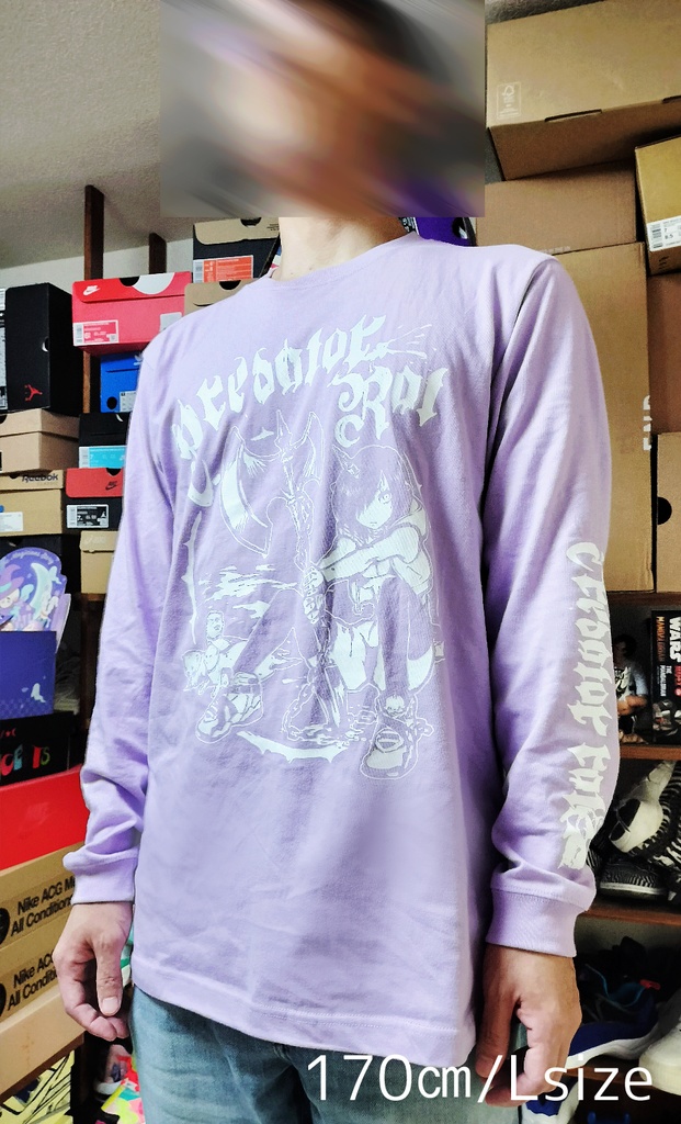 magodesu×PredatorRat イッカクカワウソ少女ロングスリーブT