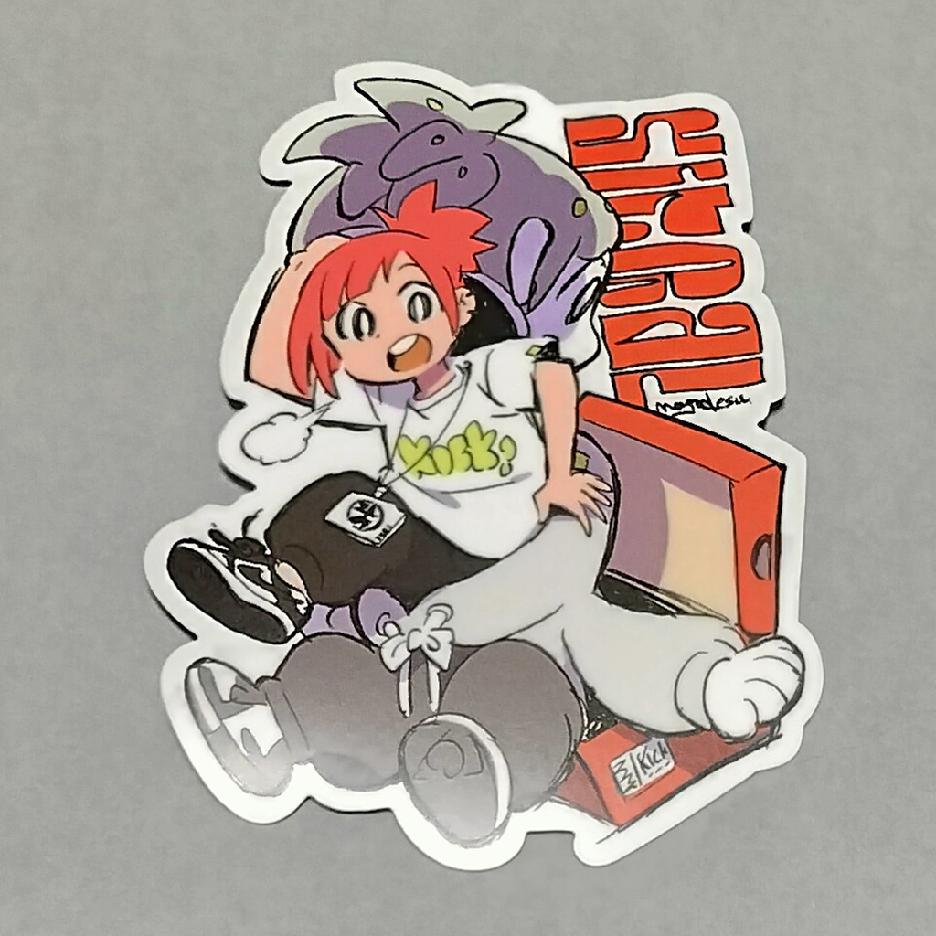 ソフビからKICKちゃん_sticker