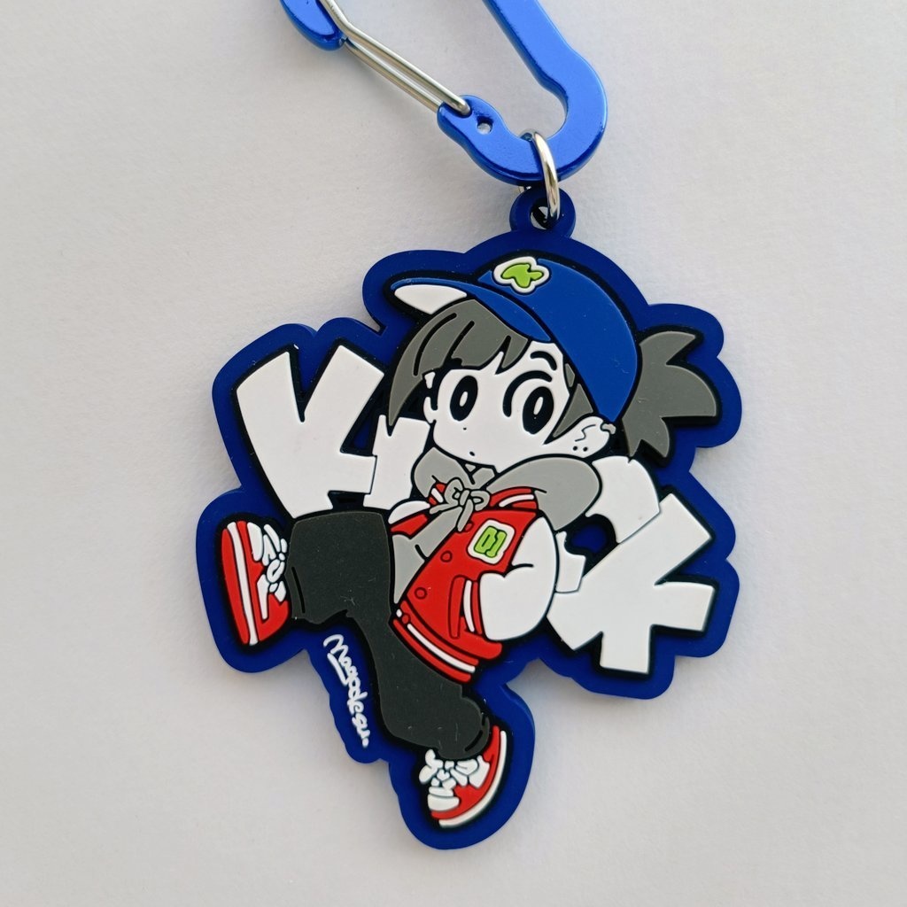 【完売】KICKちゃんラバーキーホルダー