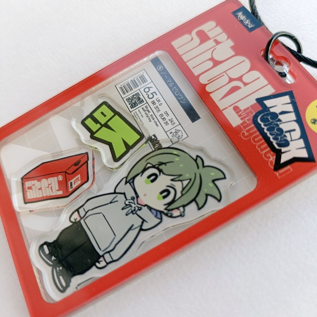 KICKちゃんブリスターフィギュア風アクリルキーホルダー
