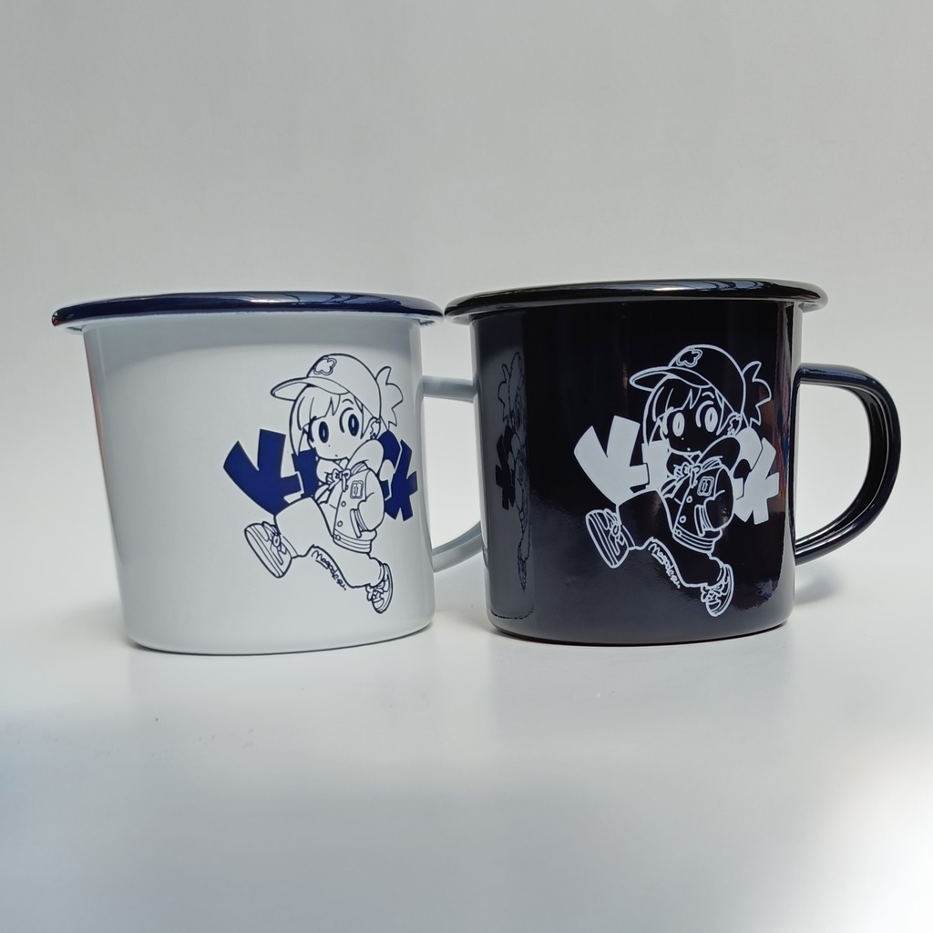 【完売】KICKちゃんホーローマグカップ