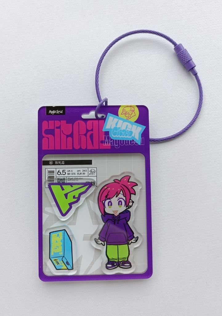 KICKちゃんブリスターフィギュア風アクリルキーホルダーvol.2