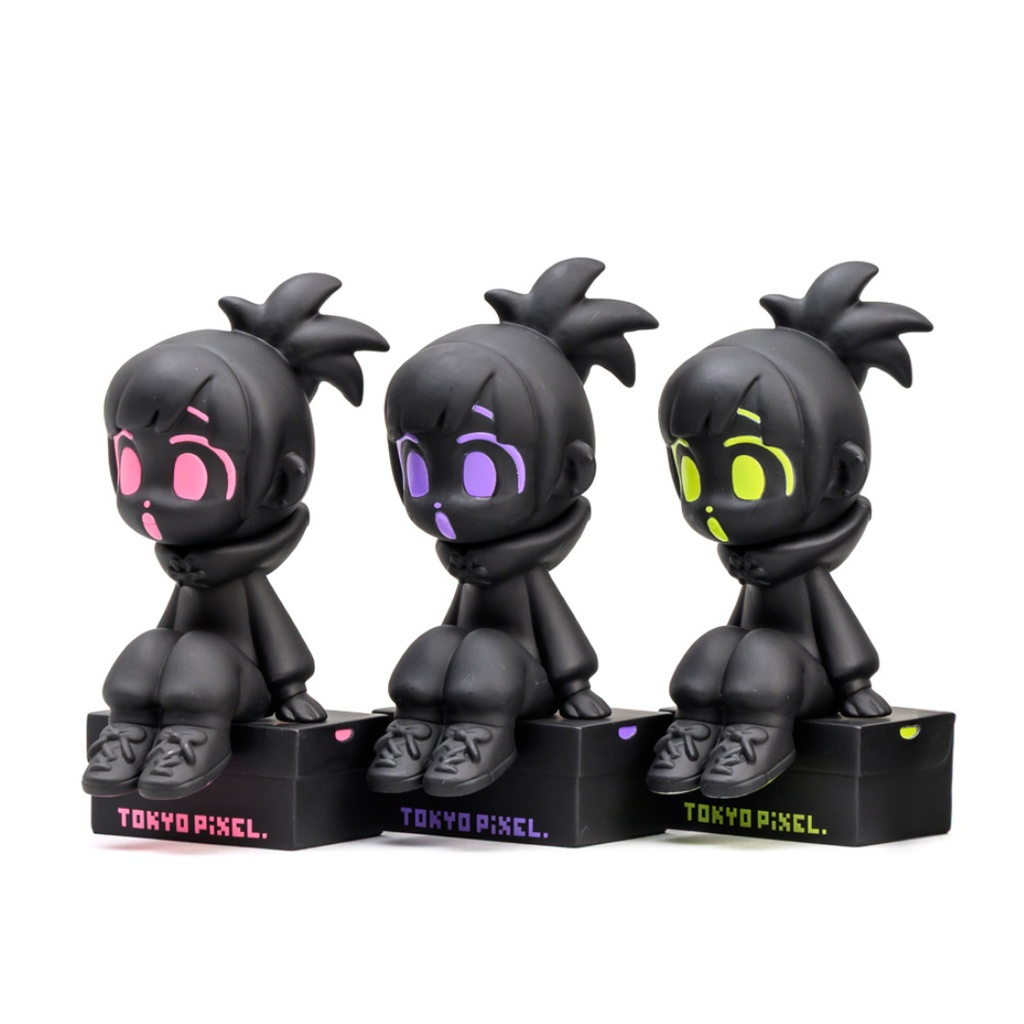 Sit Gal KICKちゃん(PiXEL BLACKシリーズ) ソフビ