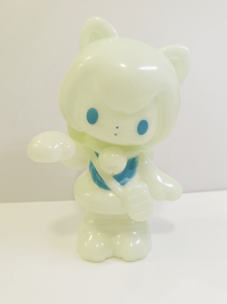 かわいいおきものまねきねこ「蓄光」