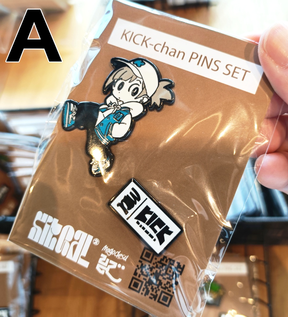 KICK-Chan PINS SET