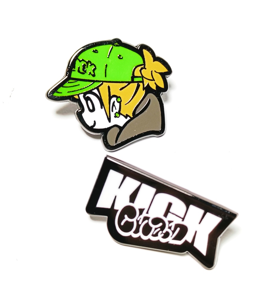 KICK-Chan PINS SET