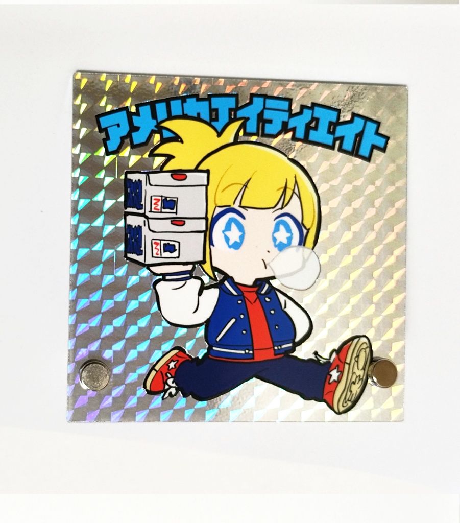 シール風ホログラムアクリルスタンド