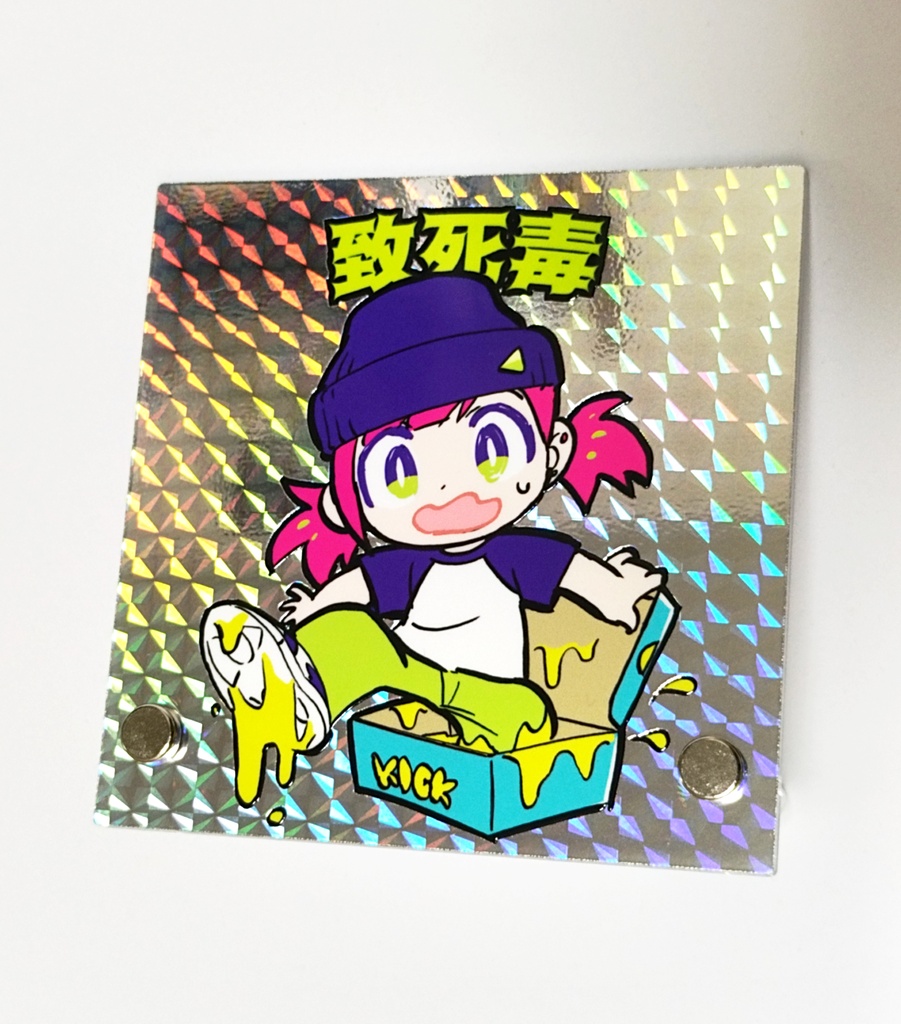 シール風ホログラムアクリルスタンド