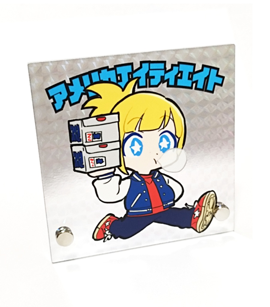 シール風ホログラムアクリルスタンド