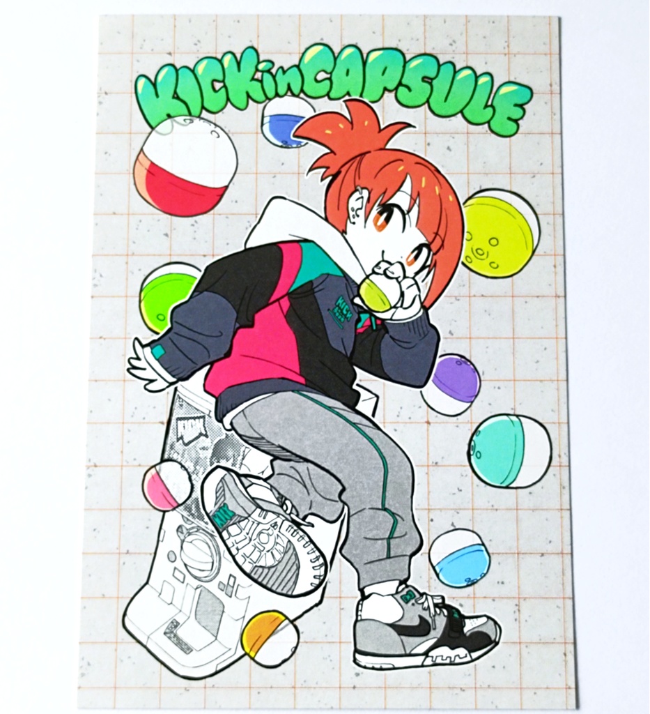 KICKちゃんカプセルトイ化記念ポストカード