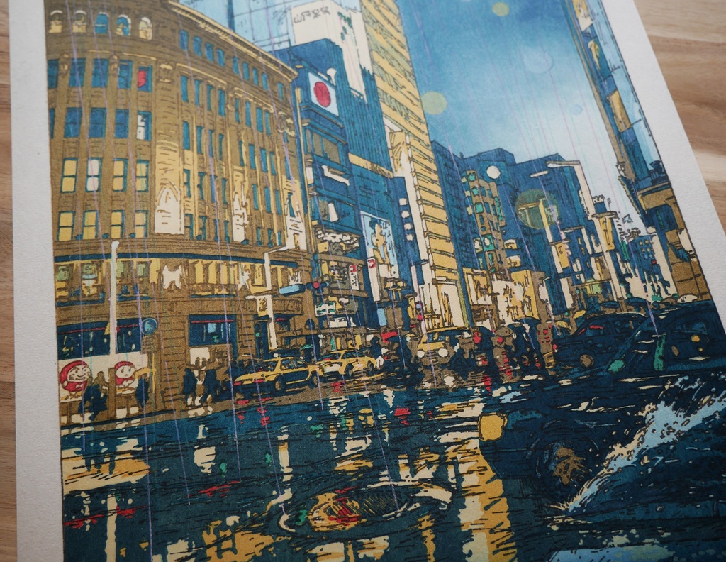 雨の銀座/東京夜景