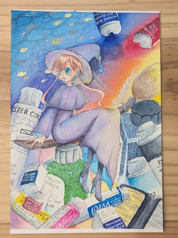 アナログ原画　はがきサイズ