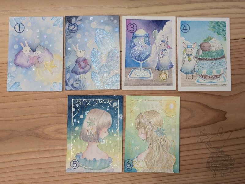 アナログ原画　ATCサイズ