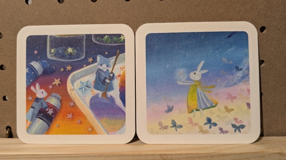 コースター2枚セット