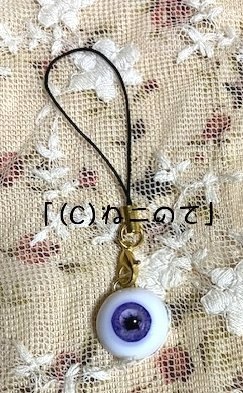 レジン細工の目玉リングとお揃いのマスクチャーム＆可愛いマスクチャームセット：Ａ
