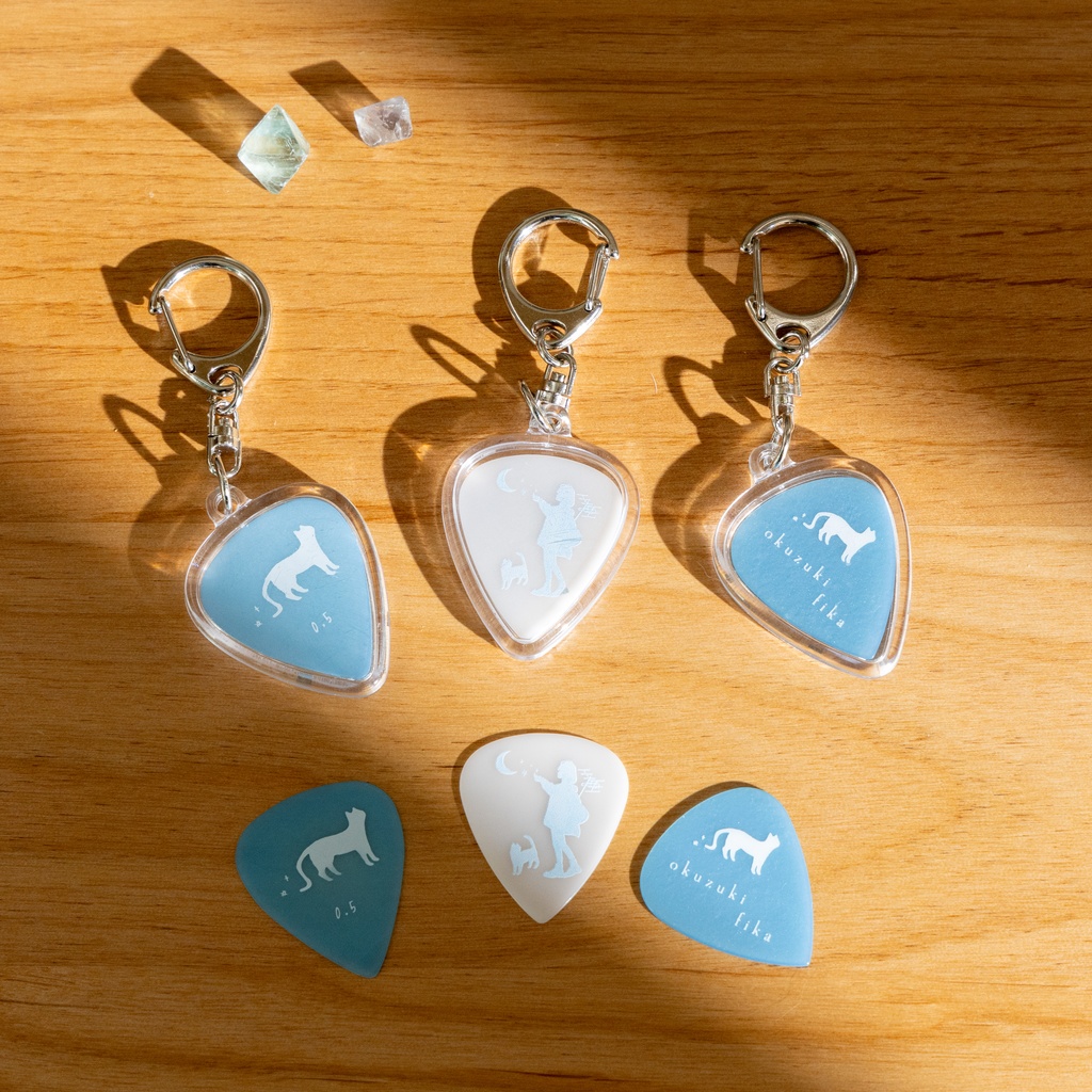 オリジナルピック/キーホルダー3種類